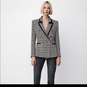 Zara tweed blazer
